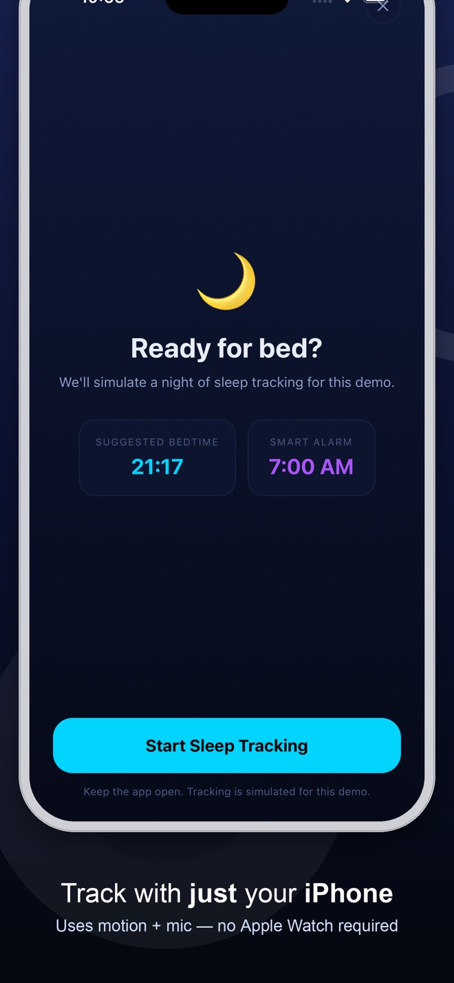 Track sleep with just your iPhone — no Apple Watch needed